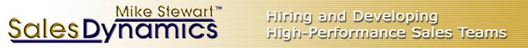 Mike Stewart, CSP, RCC, Sales Trainer/Speaker, Executive Coach, Sales Consultant, Author
